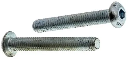 Produktfoto 1 von RS PRO Innensechskant Linsenkopf Innensechskantschraube, Stahl Glanzzink, M5, M5 35 mm