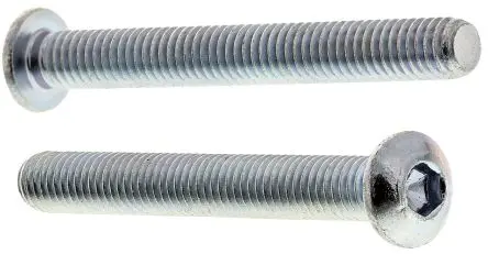 Produktfoto 1 von RS PRO Innensechskant Linsenkopf Innensechskantschraube, Stahl Glanzzink, M6, M6 50 mm