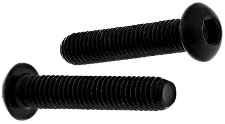 Produktfoto 1 von RS PRO Innensechskant Linsenkopf Innensechskantschraube, Stahl Schwarz, M6, M6 30 mm