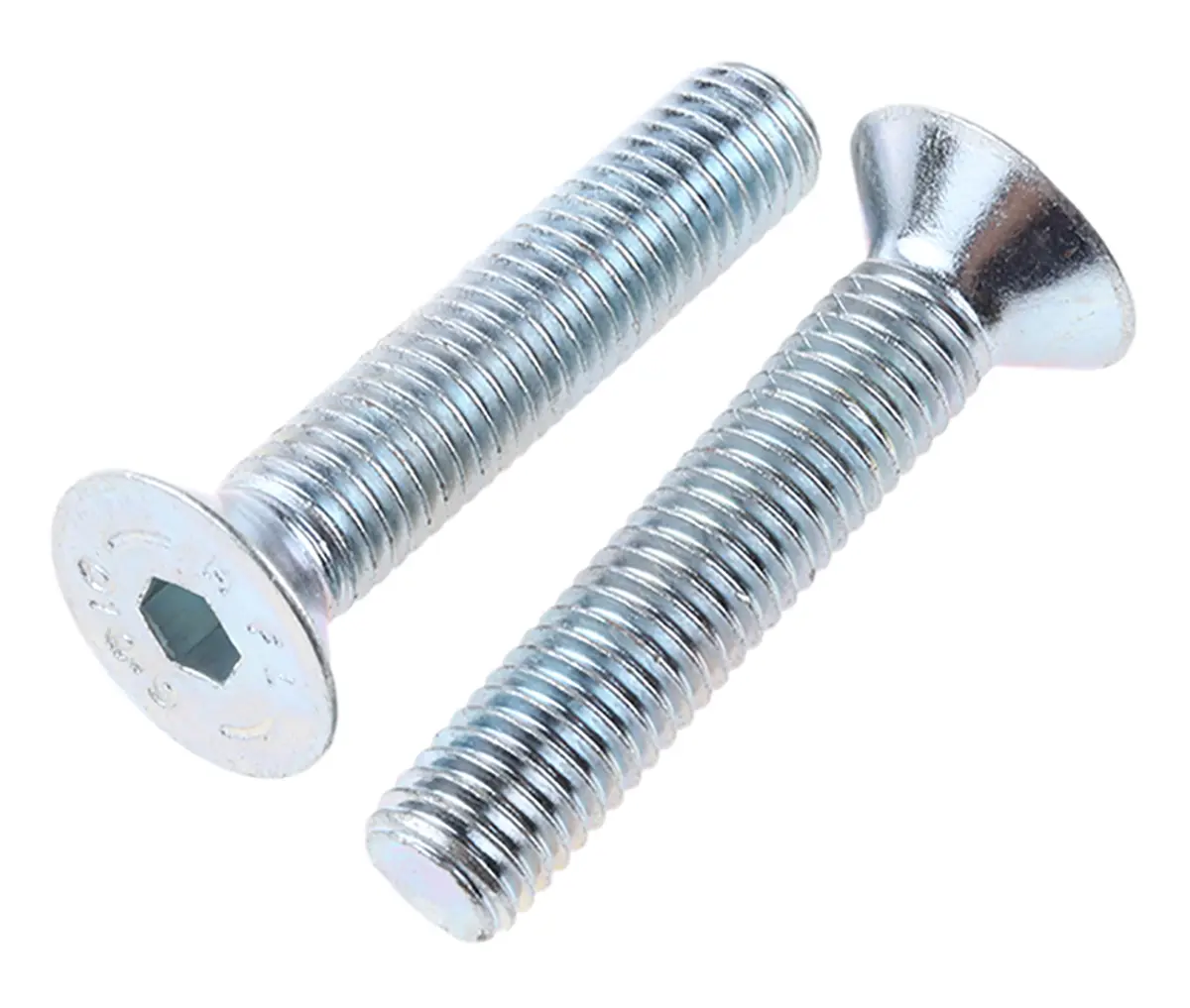 RS PRO Senkkopf Innensechskantschraube, Stahl verzinkt, M10 x 1.5mm, 50mm