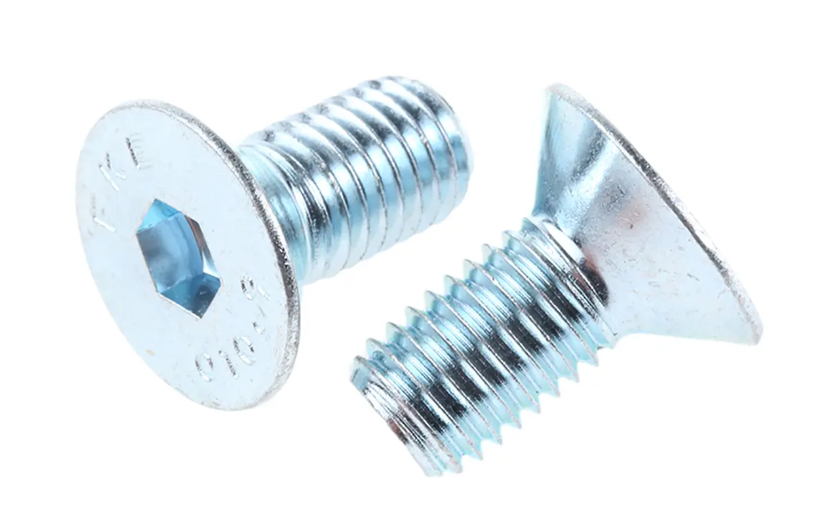 Produktfoto 1 von RS PRO Senkkopf Innensechskantschraube, Stahl verzinkt, M12 x 1.75mm, 25mm
