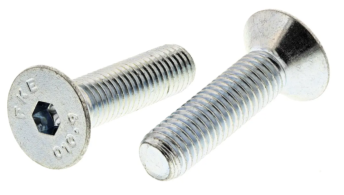 RS PRO Senkkopf Innensechskantschraube, Stahl verzinkt, M10 x 1.5mm, 40mm