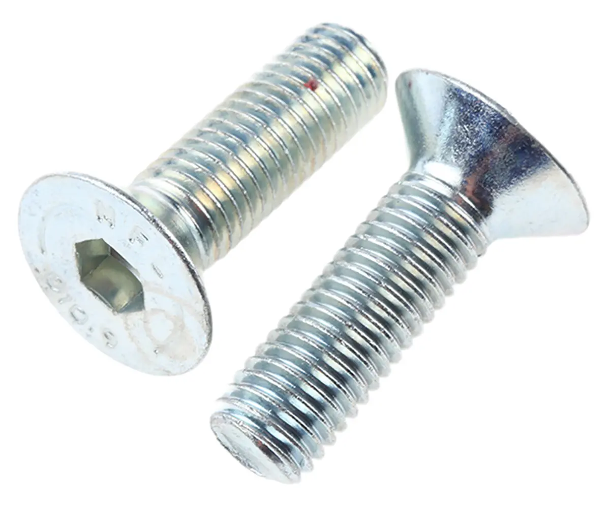 Produktfoto 1 von RS PRO Senkkopf Innensechskantschraube, Stahl verzinkt, M12 x 1.75mm, 40mm