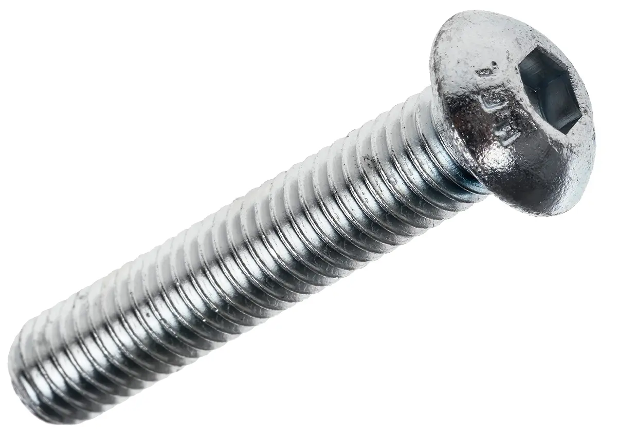 Produktfoto 1 von RS PRO Linsenkopf Innensechskantschraube, Stahl verzinkt, M8 x 1.25mm, 40mm