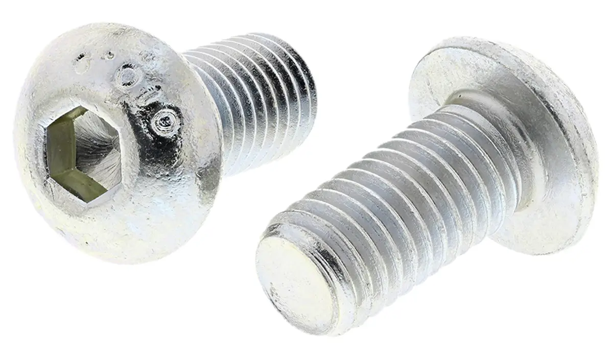 Produktfoto 1 von RS PRO Linsenkopf Innensechskantschraube, Stahl verzinkt, M10 x 1.5mm, 20mm