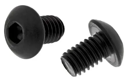 Produktfoto 1 von RS PRO Innensechskant Linsenkopf Innensechskantschraube, Stahl Schwarz, M4, M4 6 mm