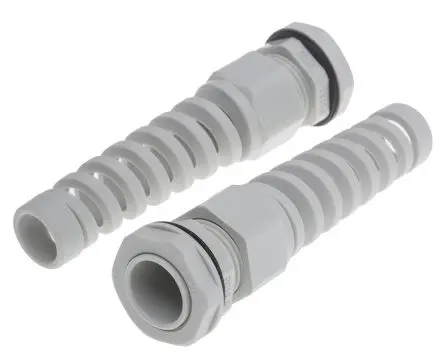Produktfoto 1 von RS PRO Kabelverschraubung, PG13.5 Nylon 6.6 Grau 6 mm/ 12 mm, IP68