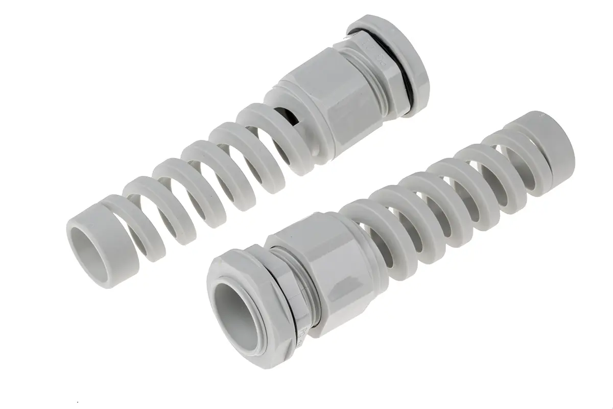 Produktfoto 1 von RS PRO Kabelverschraubung, PG21 Nylon 6.6 Grau 13 mm/ 18 mm, IP68