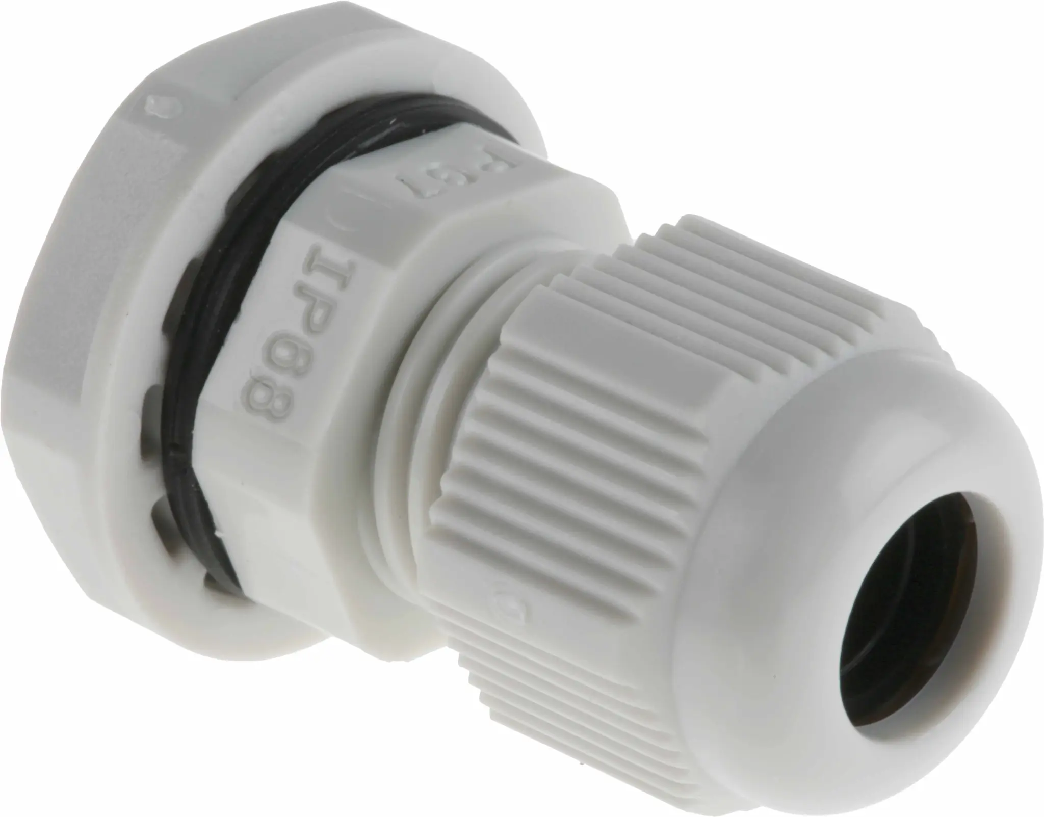Produktfoto 1 von RS PRO Kabelverschraubung, PG7 Nylon 6.6 Grau 3.5 mm/ 6 mm, IP68