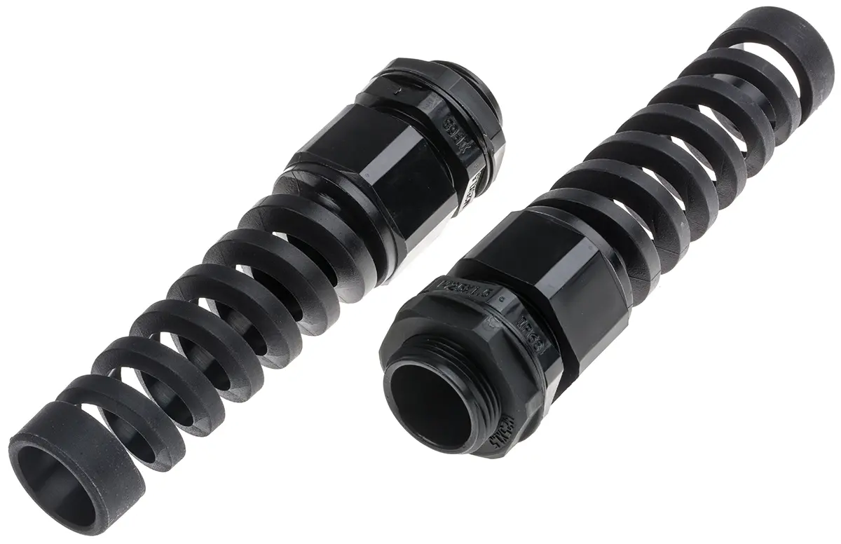 Produktfoto 1 von RS PRO AG-D Kabelverschraubung, M25 Nylon 6.6 Schwarz 13 mm/ 18 mm, IP68