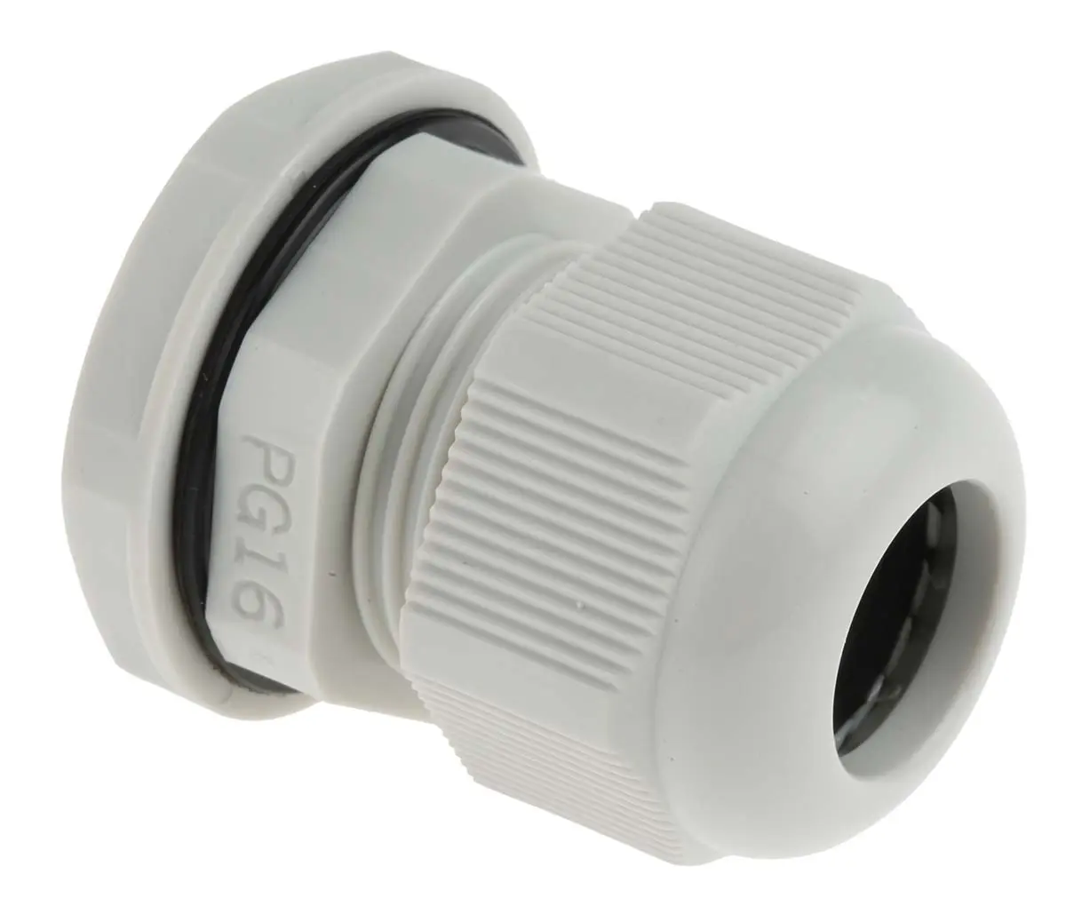 Produktfoto 1 von RS PRO Kabelverschraubung, PG16 Nylon 6.6 Grau 10 mm/ 14 mm, IP68