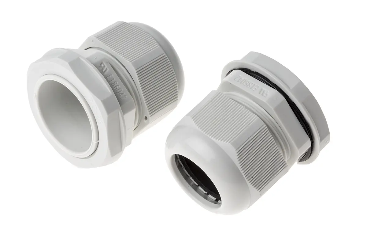 Produktfoto 1 von RS PRO Kabelverschraubung, PG29 Nylon 6.6 Grau 18 mm/ 25 mm, IP68