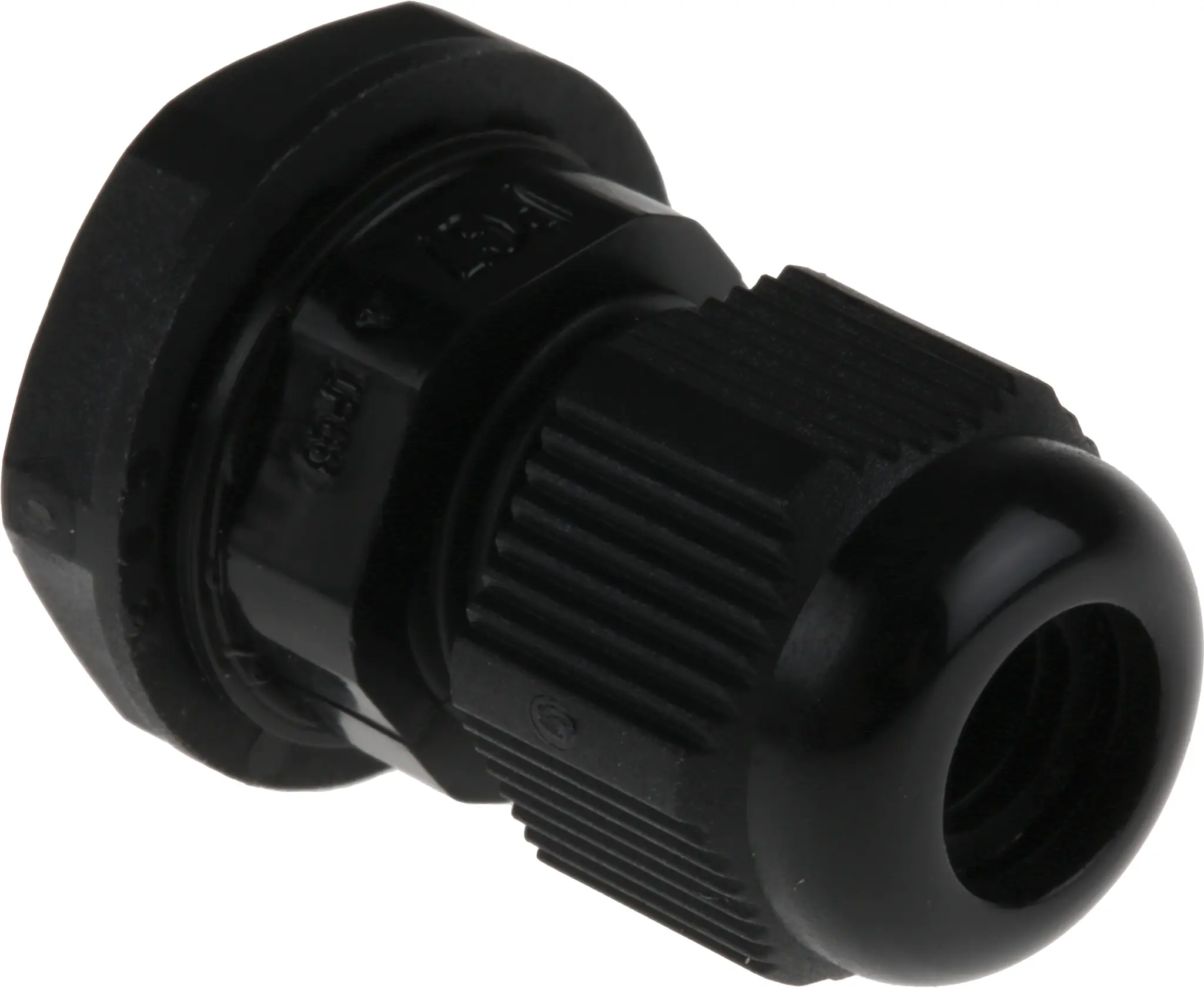 Produktfoto 1 von RS PRO Kabelverschraubung, PG7 Nylon 6.6 Schwarz 3.5 mm/ 6 mm, IP68