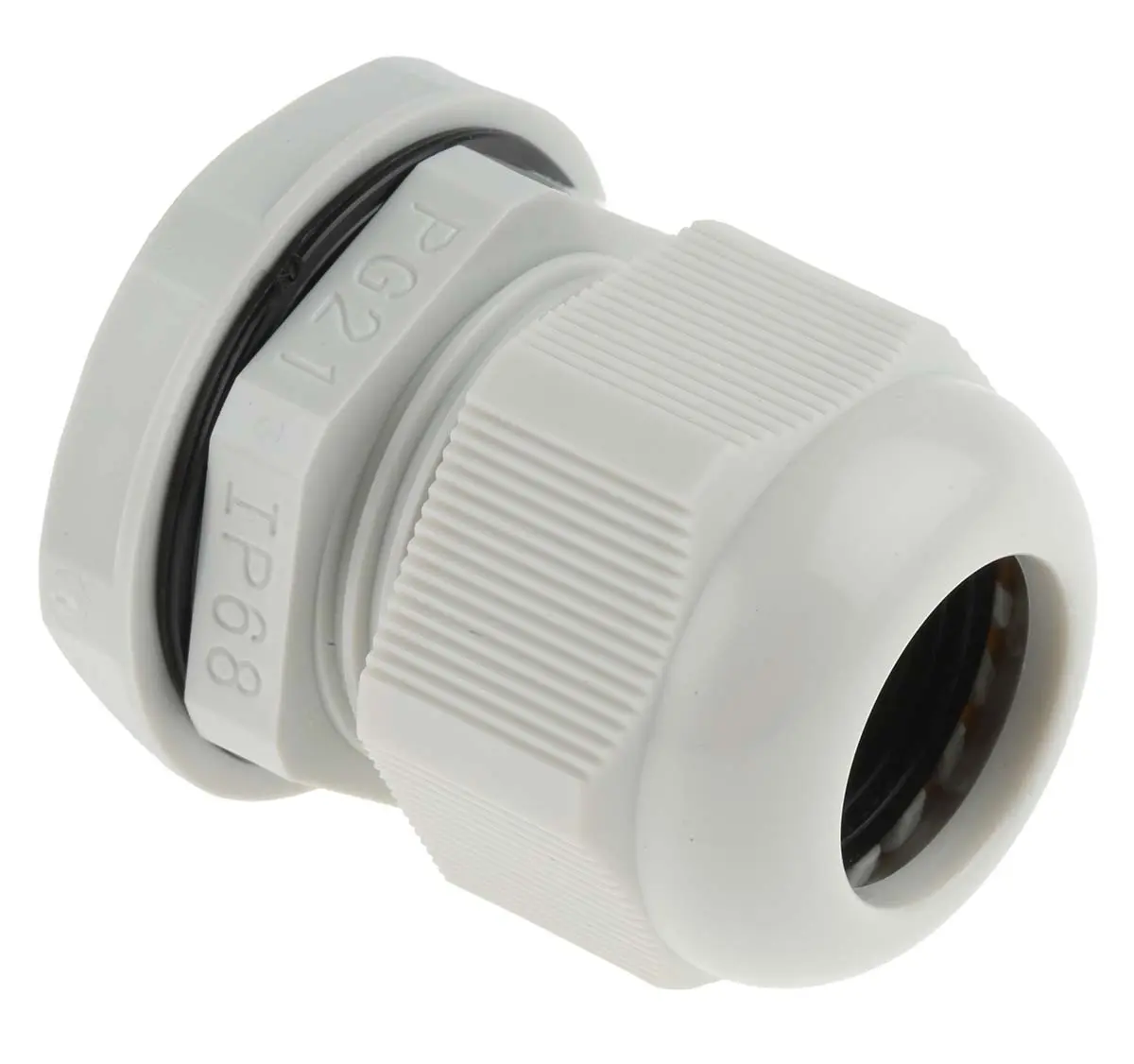 Produktfoto 1 von RS PRO Kabelverschraubung, PG21 Nylon 6.6 Grau 13 mm/ 18 mm, IP68