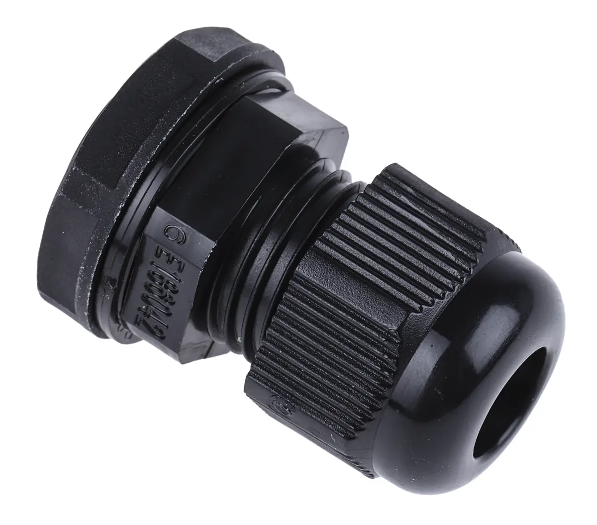 Produktfoto 1 von RS PRO Kabelverschraubung, PG9 Nylon 6.6 Schwarz 4 mm/ 8 mm, IP68