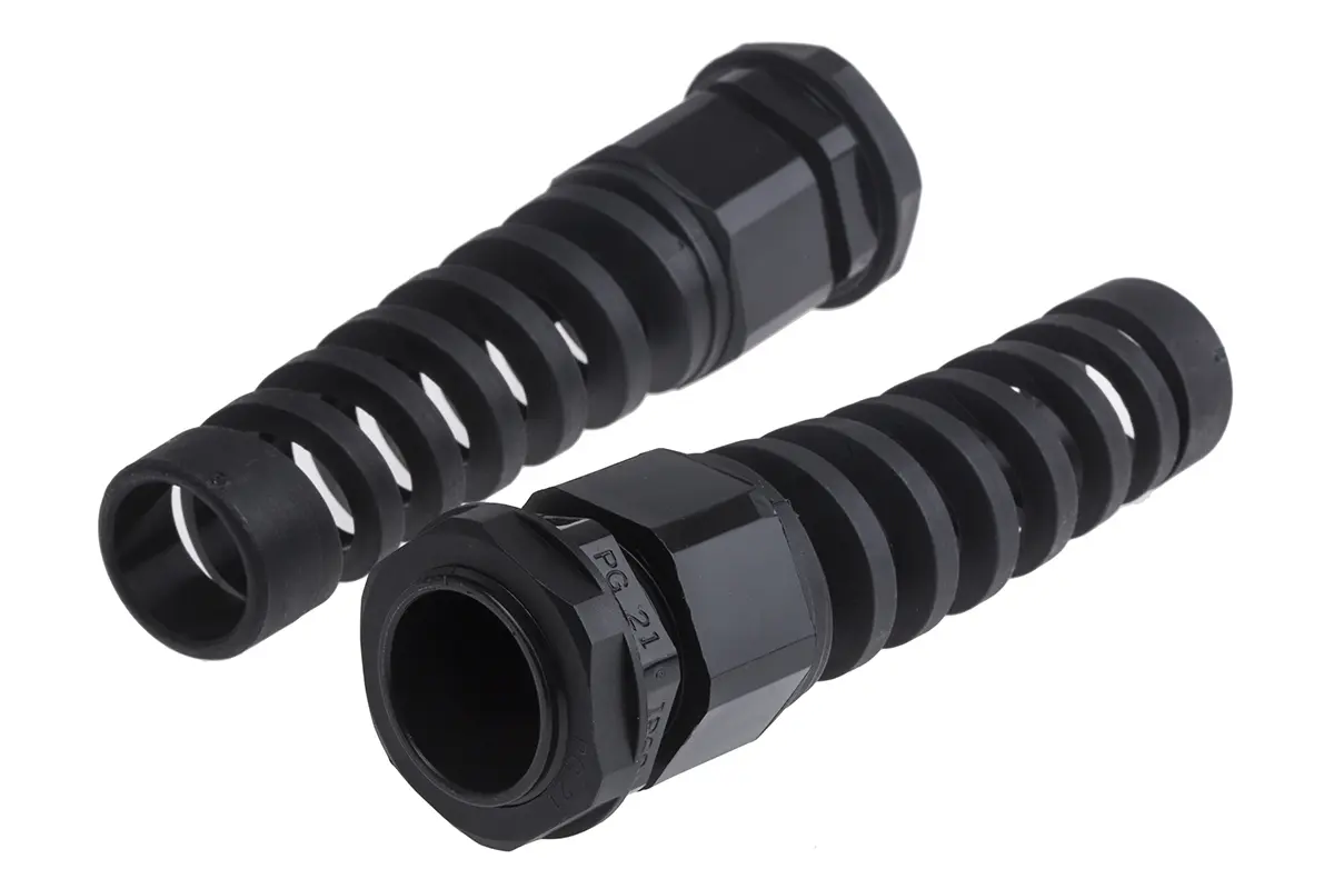 Produktfoto 1 von RS PRO Kabelverschraubung, PG21 Nylon 6.6 Schwarz 13 mm/ 18 mm, IP68