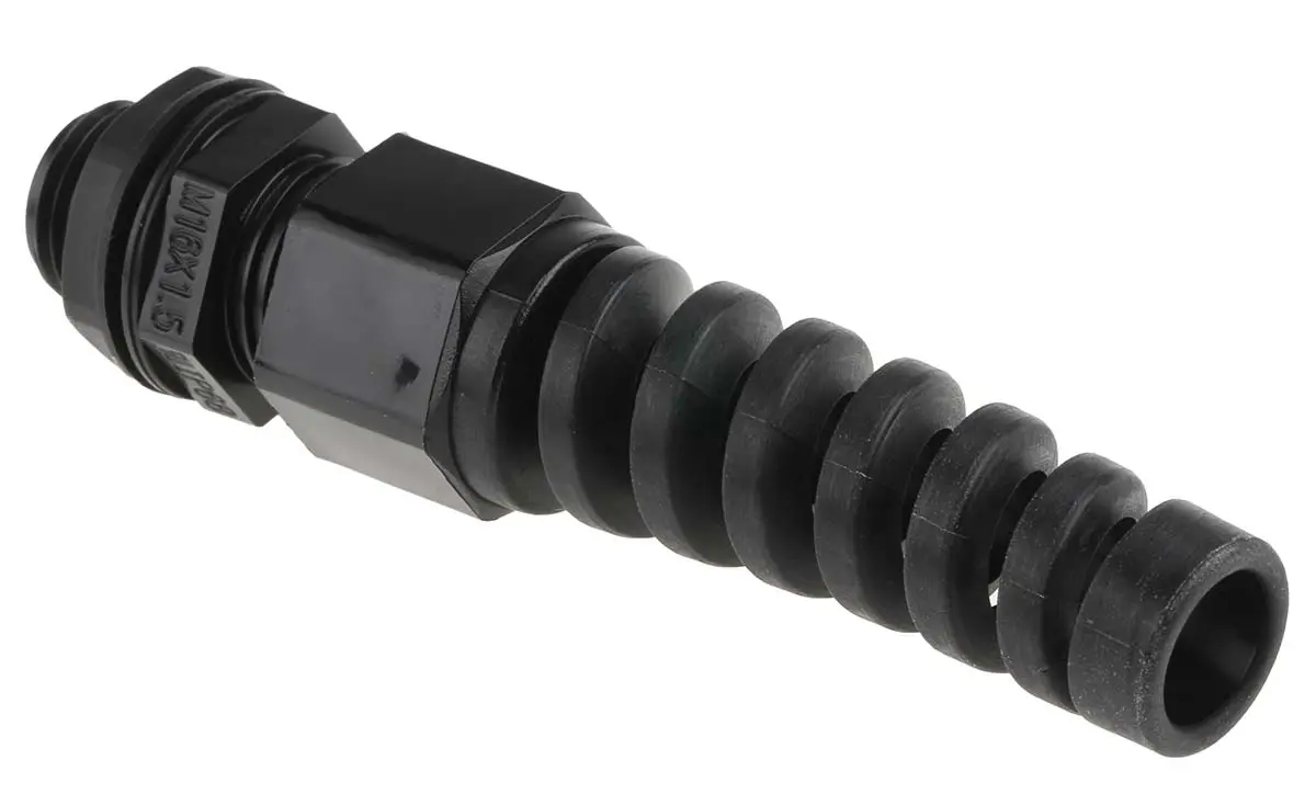 Produktfoto 1 von RS PRO AG-D Kabelverschraubung, M16 Nylon 6.6 Schwarz 5 mm/ 10 mm, IP68