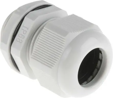 Produktfoto 1 von RS PRO AG-D Kabelverschraubung, M25 Nylon 6.6 Grau 13 mm/ 18 mm, IP68