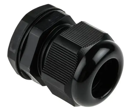 Produktfoto 1 von RS PRO AG-D Kabelverschraubung, M25 Nylon 6.6 Schwarz 13 mm/ 18 mm, IP68