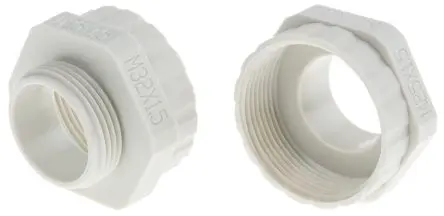 Produktfoto 1 von RS PRO Kabelverschraubung Adapter Typ Vergrößerer M32 M25 Nylon 6.6 Grau