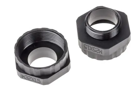 Produktfoto 1 von RS PRO Kabelverschraubung Adapter Typ Vergrößerer M32 M25 Nylon 6.6 Schwarz