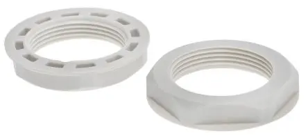 Produktfoto 1 von RS PRO Kabelverschraubung Mutter M32 Nylon 6.6 Grau IP68