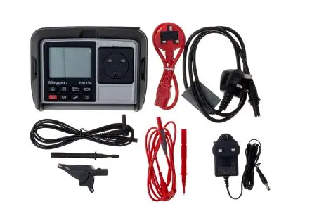 Produktfoto 1 von Megger PAT150R-UK, Pass/Fail PAT, Gerätetester, Klasse II, Klasse I, ISO-kalibriert