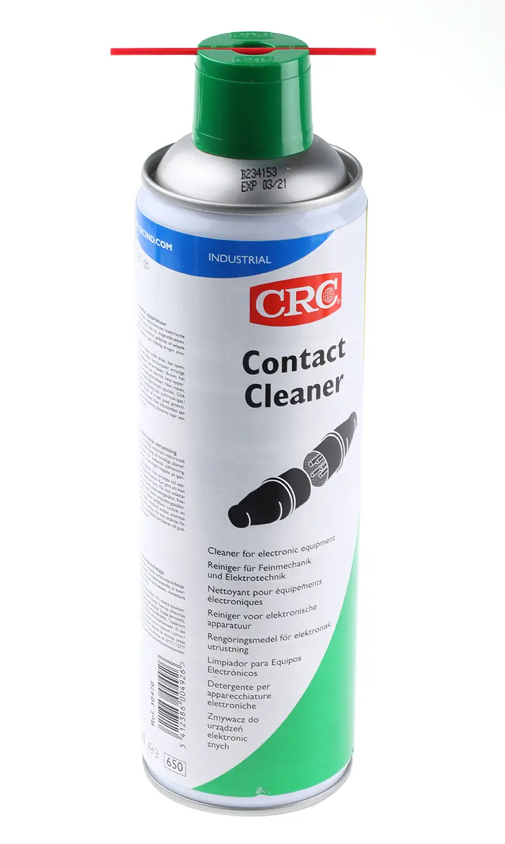 Produktfoto 1 von CRC Contact Cleaner, Typ Reiniger Kontaktspray für Motor, Näherungsschalter, Steckhülse, Steuerung, Elektromechanisches