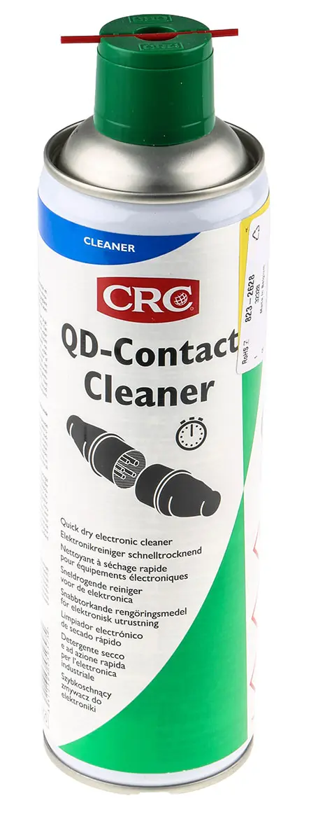 Produktfoto 1 von CRC QD-Contact Cleaner, Typ Reiniger für elektrische Kontakte Kontaktspray zur Leiterplatten-Reinigung, Spray, 500 ml