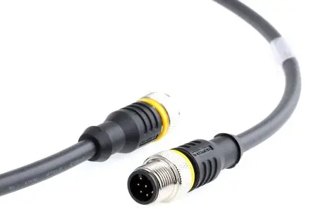 Produktfoto 1 von Turck RKC8T-2-RSC8T/TXL, 8-polig Sensor-Betätigungselementkabel, Gerade Buchse 8 / Gerade Stecker, Länge 2 m