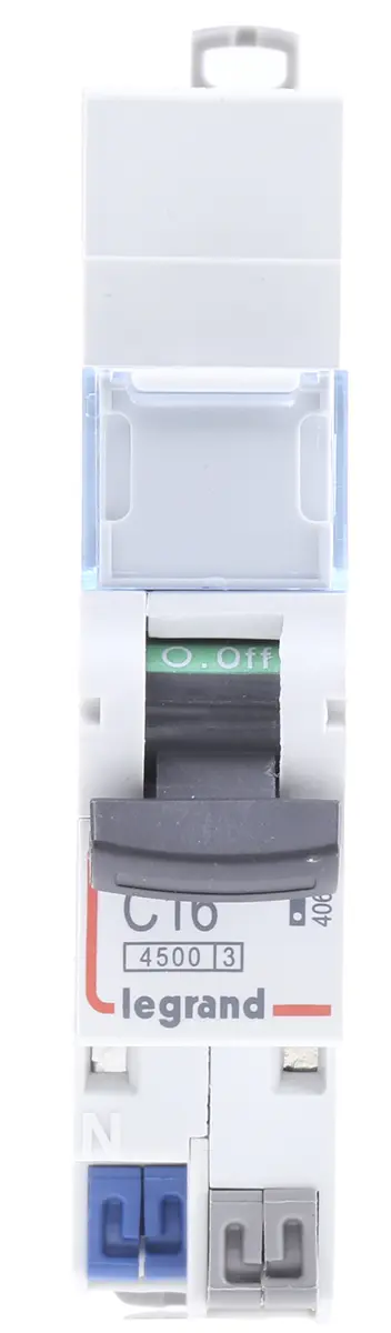 Produktfoto 1 von Legrand DNX3 Miniaturüberlastschalter Typ C, Pol 1-polig 16 A 250 V ac, Abschaltvermögen 50 kA DX 12 V dc