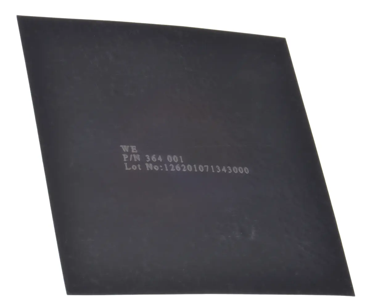 Produktfoto 1 von Würth Elektronik Abschirmfolie Ferrit, 0.1 mm x 120 mm x 120 mm