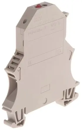 Produktfoto 1 von Weidmüller W Reihenklemme mit Sicherungshalter 1 Beige, 6mm², 250V ac/dc Schraubbefestigung Abgesichert
