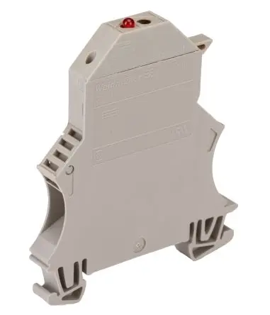 Produktfoto 1 von Weidmüller W Reihenklemme mit Sicherungshalter 1 Beige, 6mm², 70V ac/dc Schraubbefestigung Abgesichert