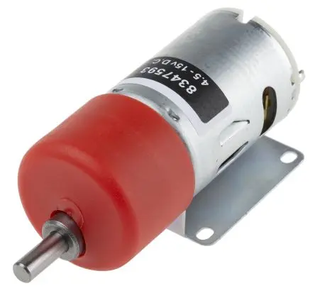 Produktfoto 1 von RS PRO 919D DC-Getriebemotor bis 29 Ncm, 12V dc / 19.8 W, 12048U/min, Wellen-Ø 6 mm, 38.5mm x 78 mm