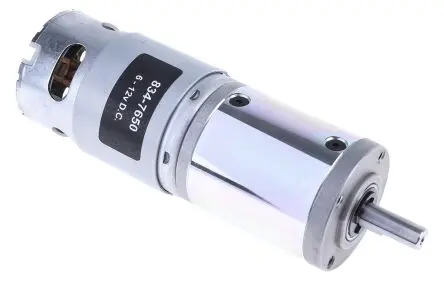 Produktfoto 1 von RS PRO 975D Bürsten-Getriebemotor DC-Getriebemotor bis 2.5 Nm 212:1, 12V dc / 41.3 W, 33U/min, Wellen-Ø 8 mm, 44.6mm x