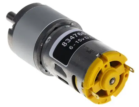 Produktfoto 1 von RS PRO 940D Bürsten-Getriebemotor DC-Getriebemotor bis 1482 g.cm 27:1, 12V dc / 7.85 W, 431U/min, Wellen-Ø 6 mm, 32mm x