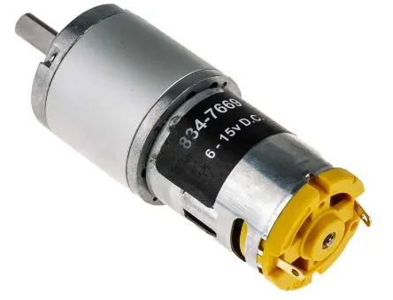 Produktfoto 1 von RS PRO 940D Bürsten-Getriebemotor DC-Getriebemotor bis 2399 g.cm 15:1, 12V dc / 41.3 W, 194U/min, Wellen-Ø 6 mm, 32mm x