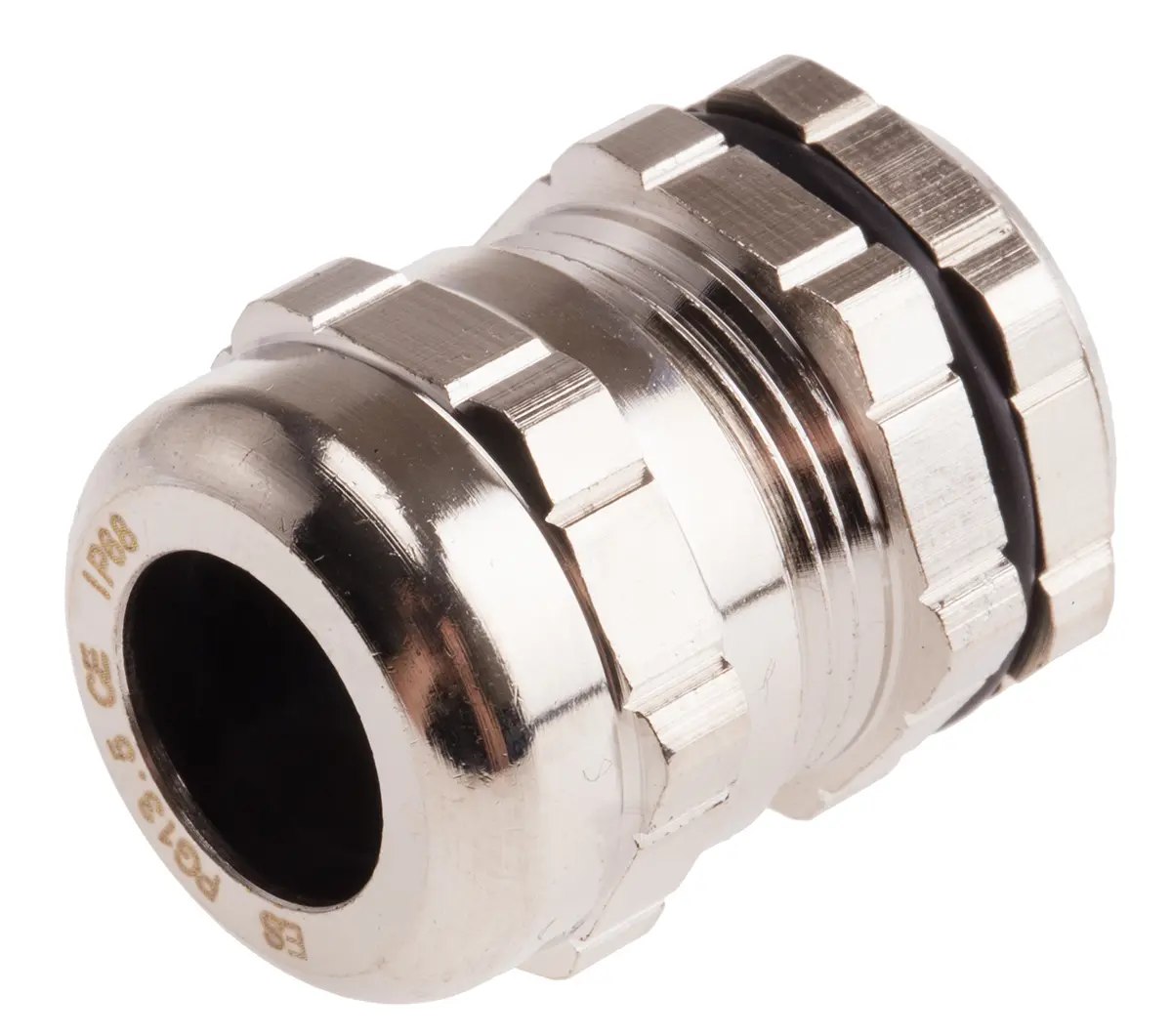 Produktfoto 1 von RS PRO Kabelverschraubung, PG13.5 Messing vernickelt Metallisch 6 mm/ 12 mm, IP68