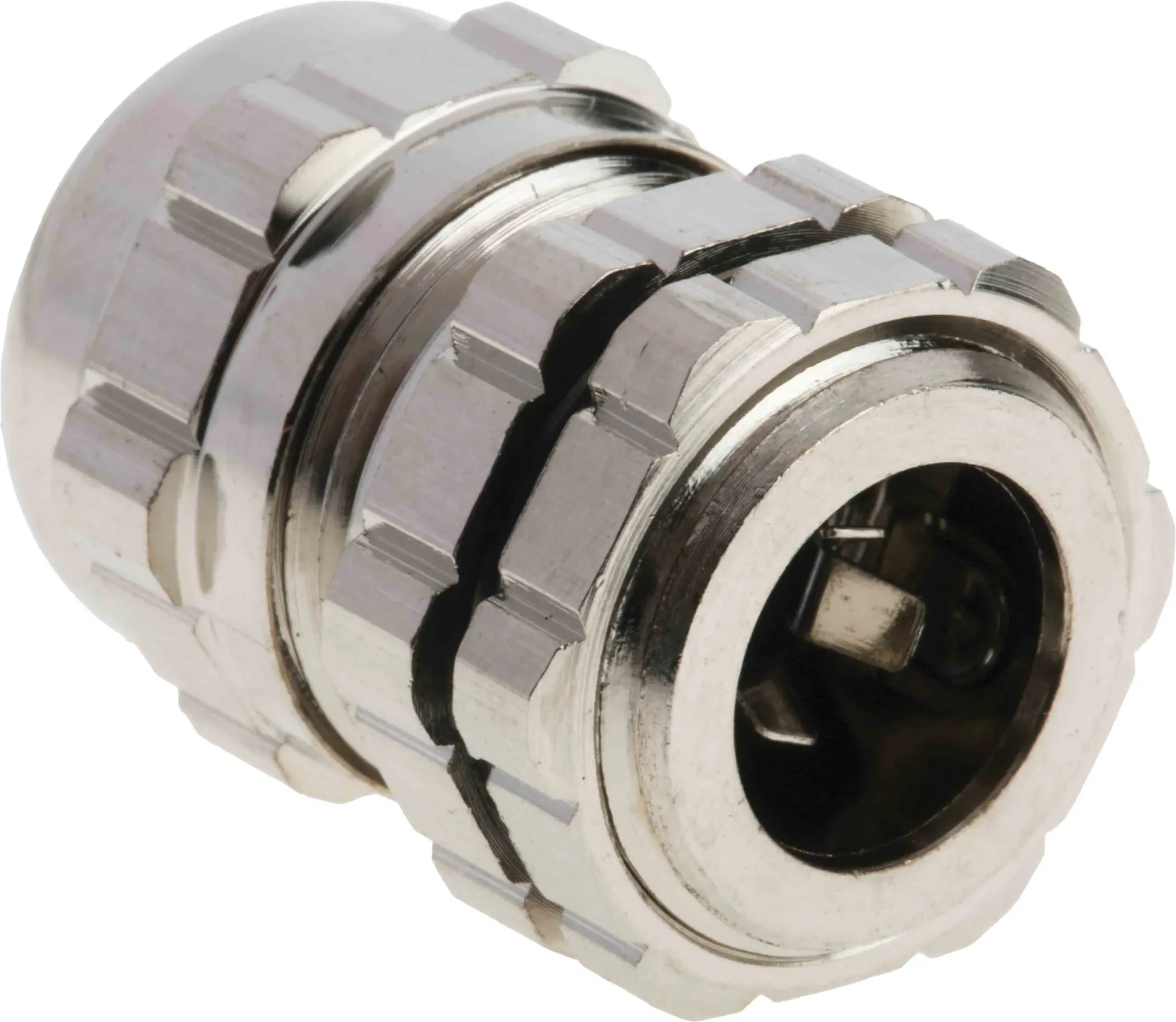 Produktfoto 1 von RS PRO Kabelverschraubung, M16 Messing vernickelt Metallisch 4 mm/ 8 mm, IP68