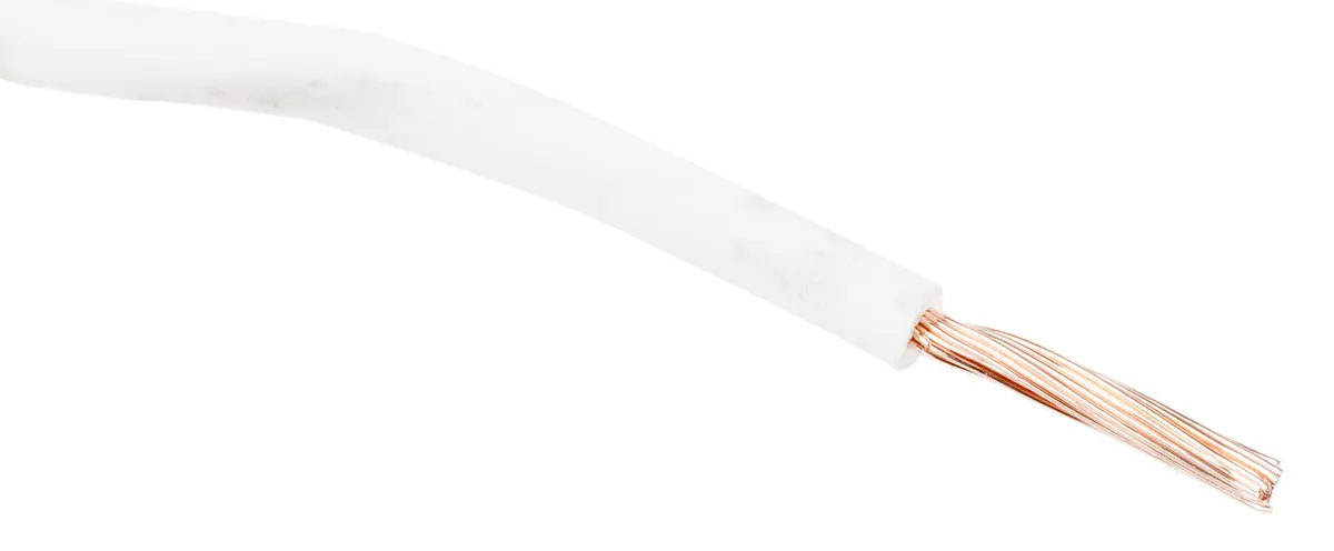 Produktfoto 1 von RS PRO H07Z-K Einzeladerleitung 1,5 mm², 15 AWG 100m Weiß Kreuzvernetztes EI5-Polyolefin, Typ EL 5 gemäß EN 50363-5