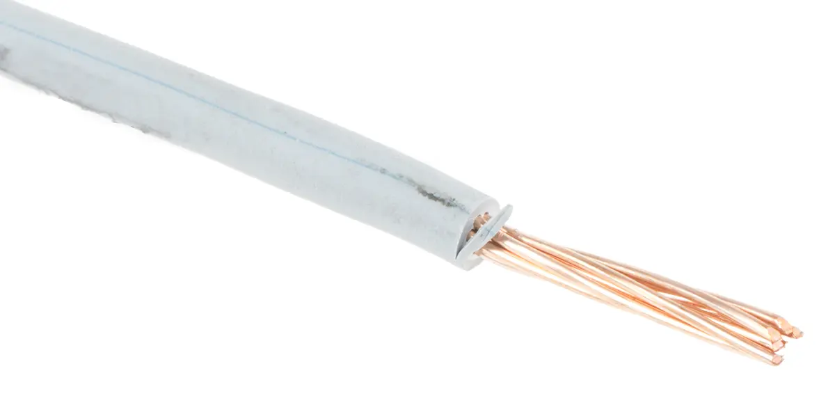 Produktfoto 1 von RS PRO H07Z-R Einzeladerleitung 1,5 mm², 16 AWG 100m Grau Kreuzvernetztes EI5-Polyolefin, Typ EL 5 gemäß EN 50363-5