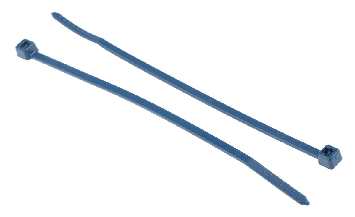 Produktfoto 1 von HellermannTyton MCT Nylon 6.6 Kabelbinder Standard Blau 2.5 mm x 100 mm