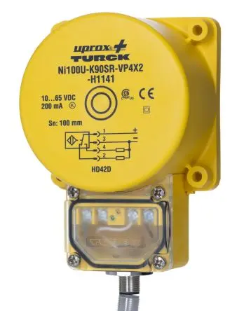 Produktfoto 1 von Turck Uprox M12 Induktiver Näherungssensor, Kubisch PnP / 200mA 100 mm, IP67 65 V dc