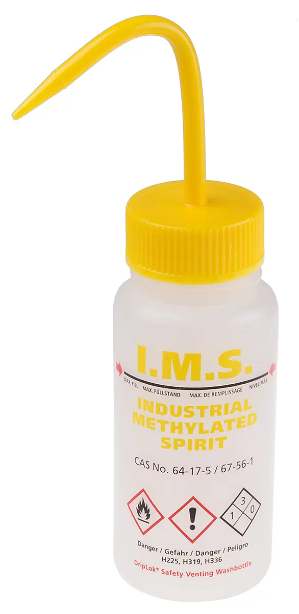 Produktfoto 1 von RS PRO Polyethylen Laborflasche 250ml Spritzflasche Weithalsig