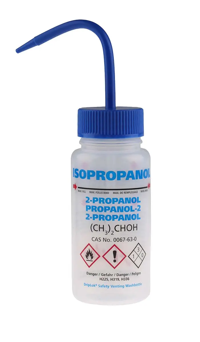 Produktfoto 1 von RS PRO Polyethylen Laborflasche 250ml Spritzflasche Weithalsig