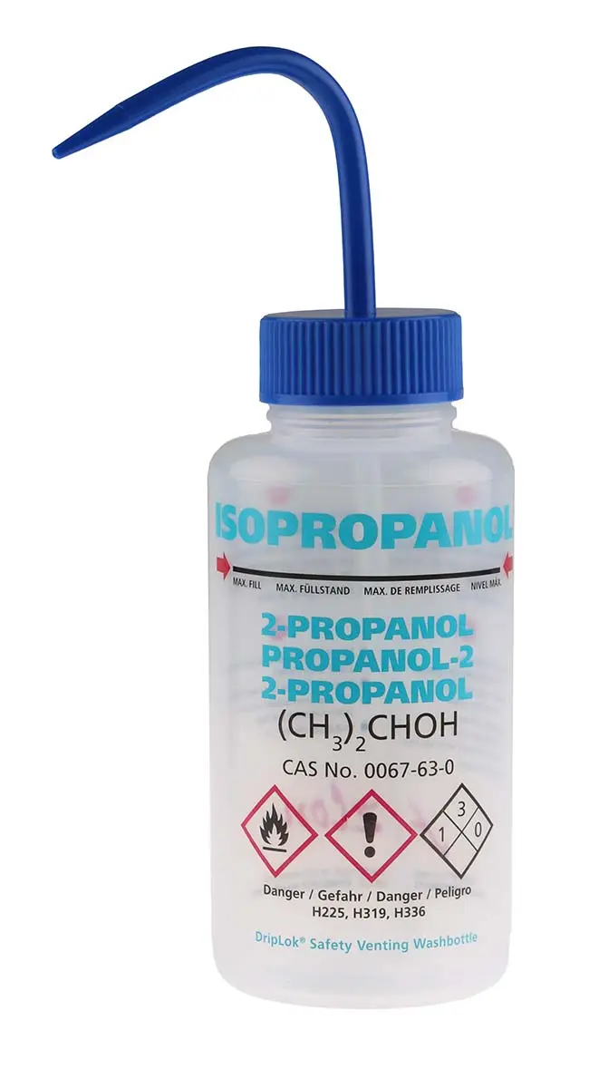 Produktfoto 1 von RS PRO Polyethylen Laborflasche 500ml Spritzflasche Weithalsig