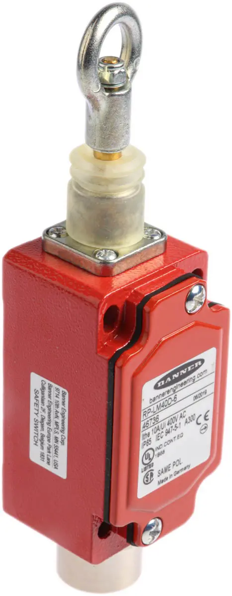 Produktfoto 1 von Banner RP-LM40D Seilzugschalter 6m Gerade IP 65