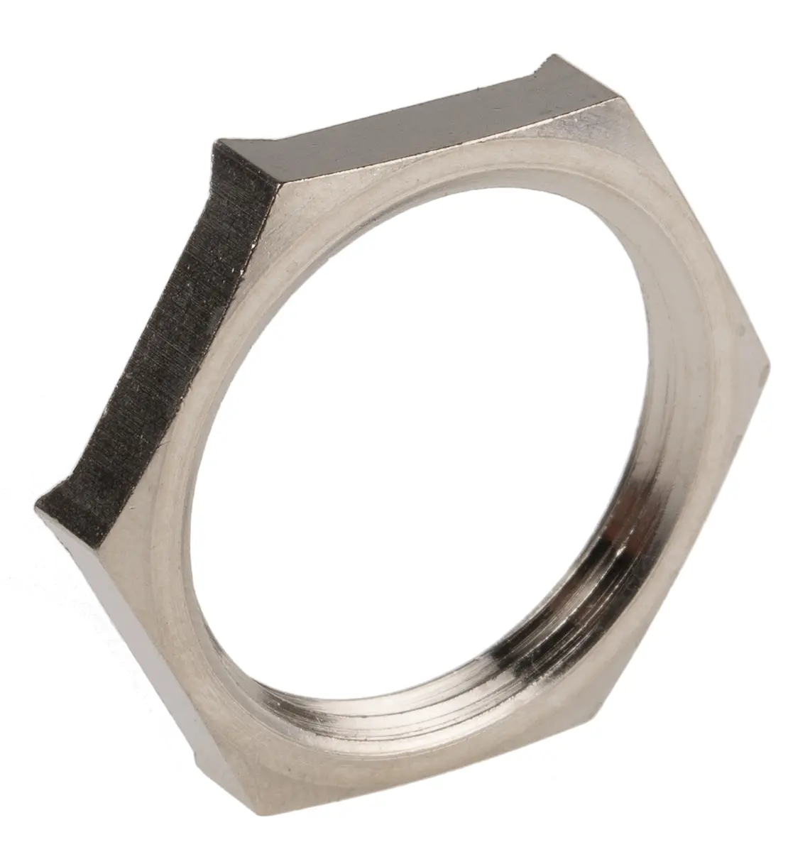 Produktfoto 1 von Lapp Kabelverschraubung Mutter PG16 Messing vernickelt Silber -60 °C / 200 °Cmax.