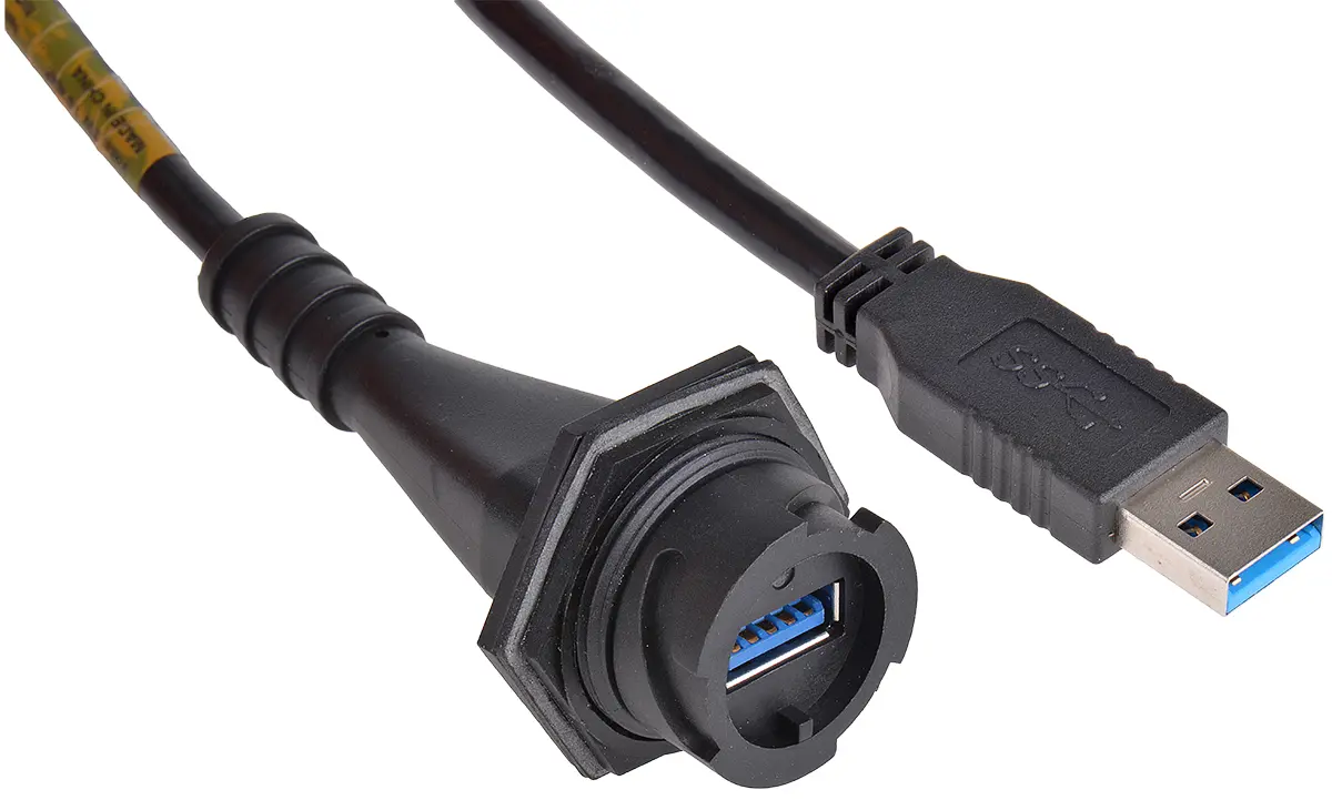 Produktfoto 1 von Molex USB-Kabel, USBA / USBA, 800mm USB 3.0 Schwarz